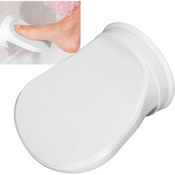 Shower foot rest non-slip leg shaving step