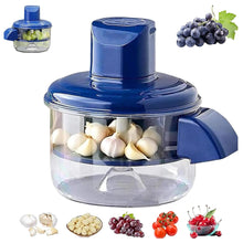 Fruit peeler in use peeling a vegetable
