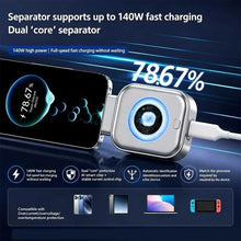 AI Smart Auto-Stop Charging Adapter – 140W USB-C Overcharge Protector