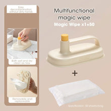 Disposable magic brush cleaning rags