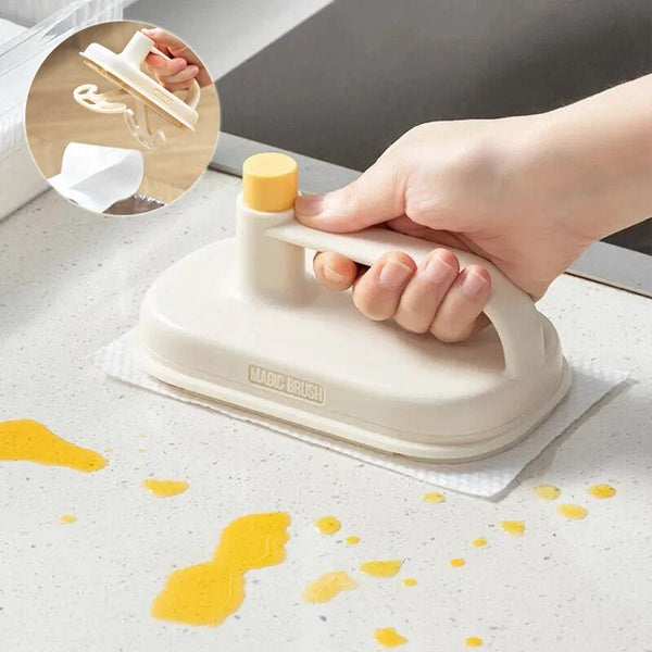 Magic cleaning brush kit for bathroom and kitchen